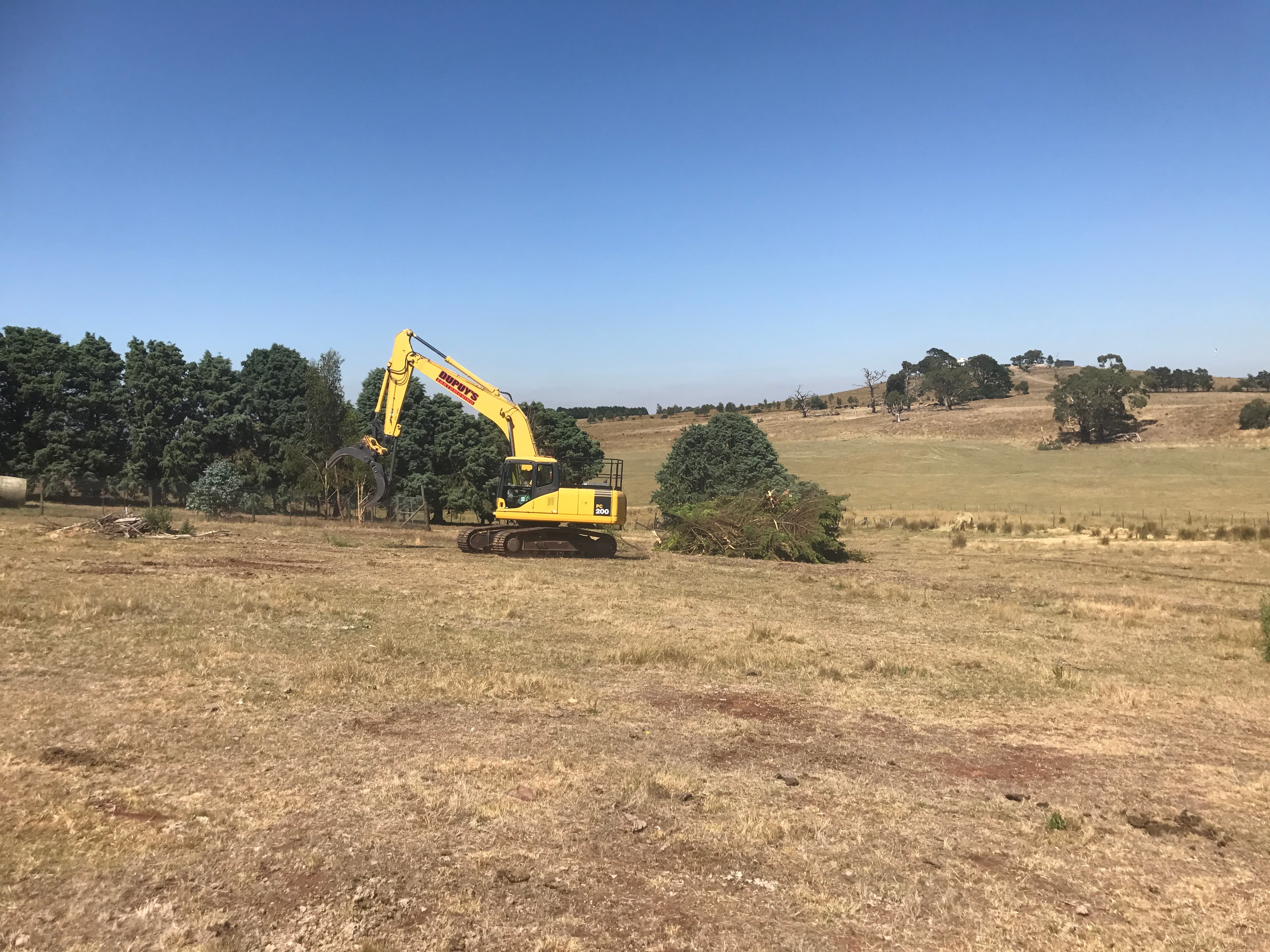 Equipment used for property and yard clean ups